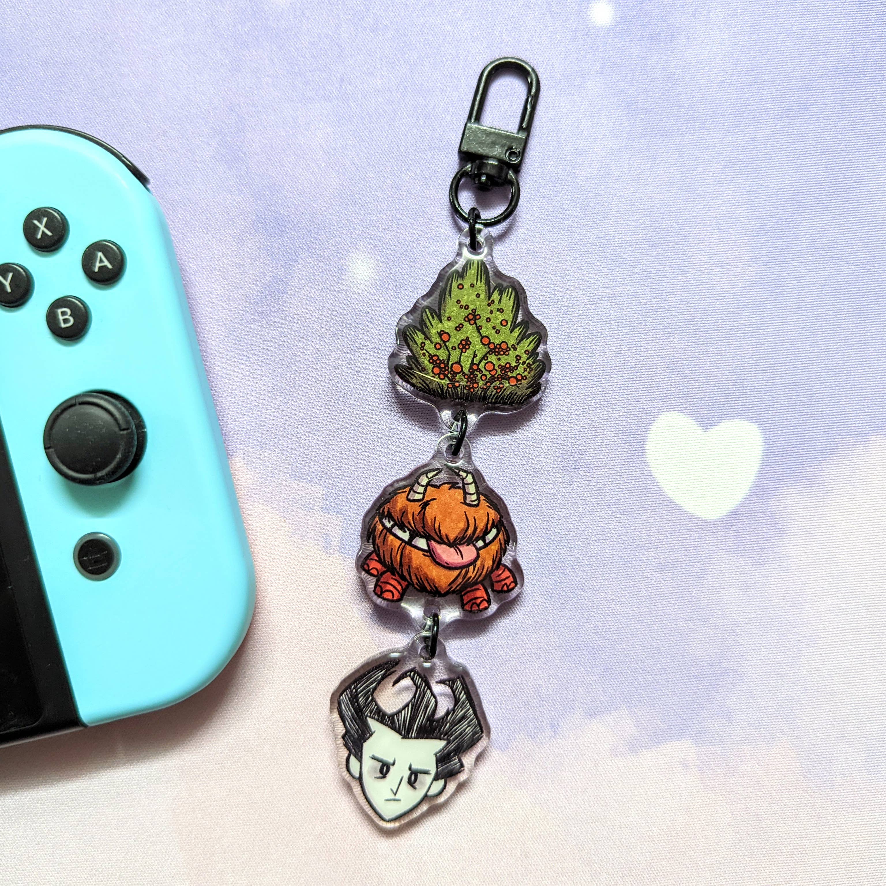 Bubbly Seed LLC - Wholesale Keychain - Unisex - Don't Starve 3-in-1 Linking Acrylic Keychain0