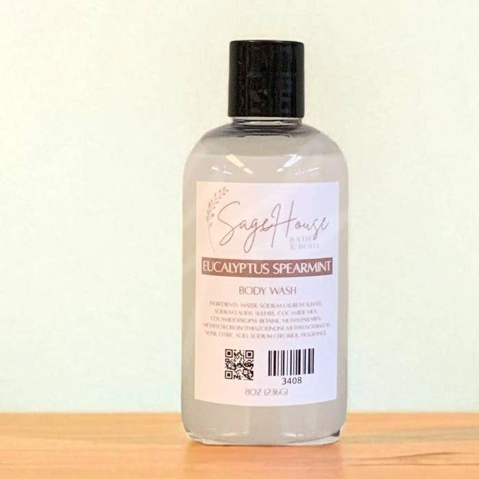 Eucalyptus Spearmint Body Wash for wholesale by SageHouse Bath & Body