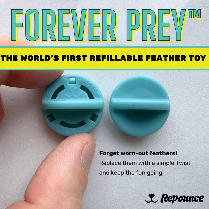 Repounce - Wholesale Pet Toy - Cat - Forever Prey™ - World's First Refillable Feather Toy10