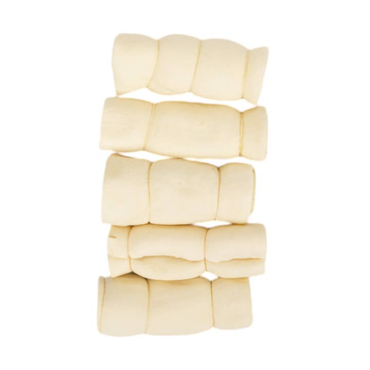 All-Natural Plain Beef Cheek Rolls Dog Chews (5/Bag) for wholesale by Jojo Modern Pets