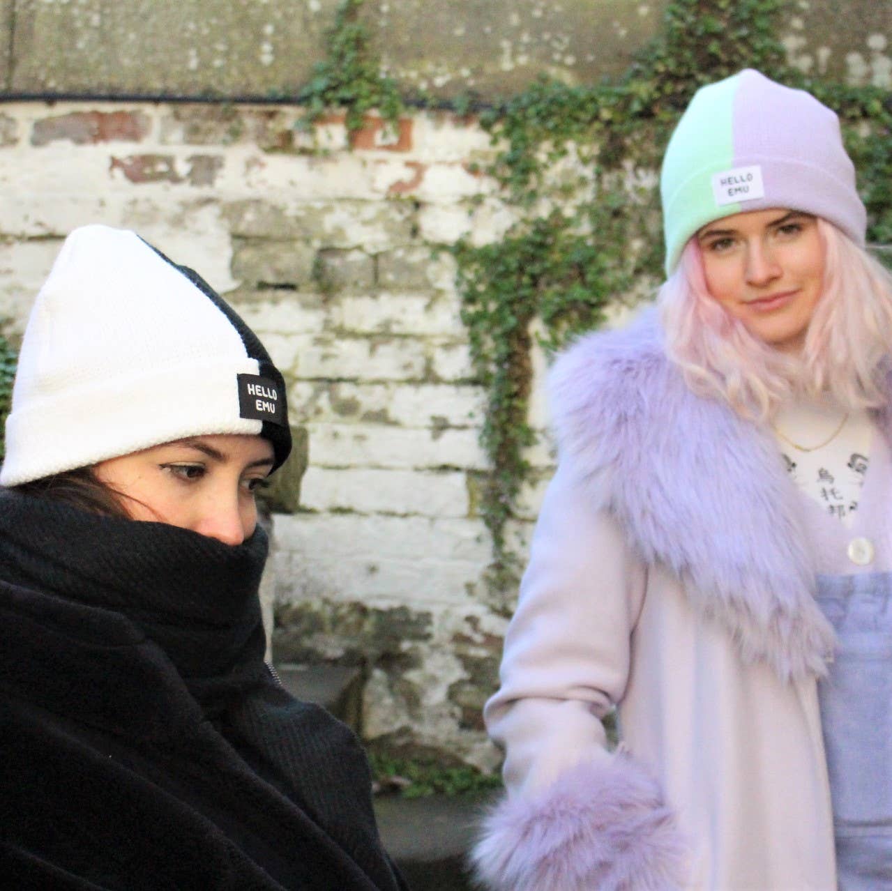 HELLO EMU – wholesale Beanie – Women's – Half and Half Beanie12