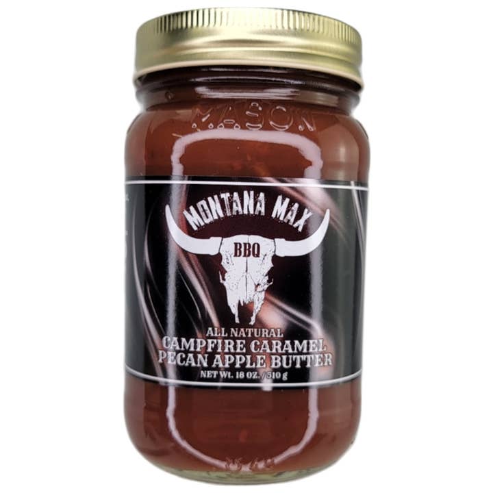 Montana Max BBQ - Wholesale Jam/Jelly - Campfire Caramel Pecan Apple Butter