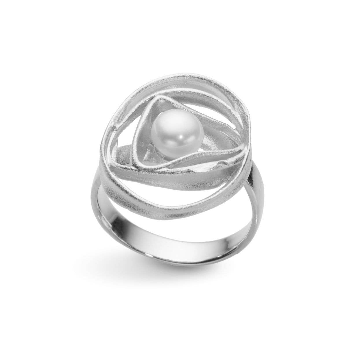 Argent Basic – wholesale Cocktail/Statement Ring – Andromeda-ring med pärla0