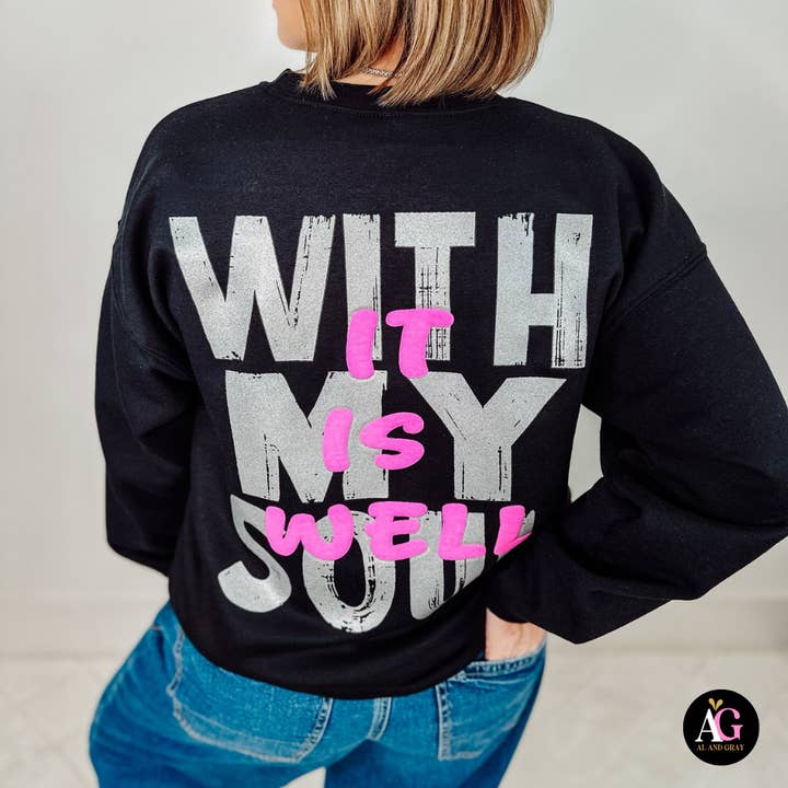 It Is Well with My Soul for wholesale by Al + Gray Graphic Tees