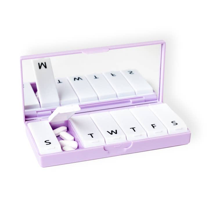 Lilac Pill Box for wholesale by Port and Polish