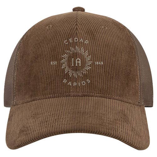 Mercantile 12 - Wholesale Baseball Cap - Unisex - Custom BURST COLLECTION Corduroy Low Profile Trucker Cap 2