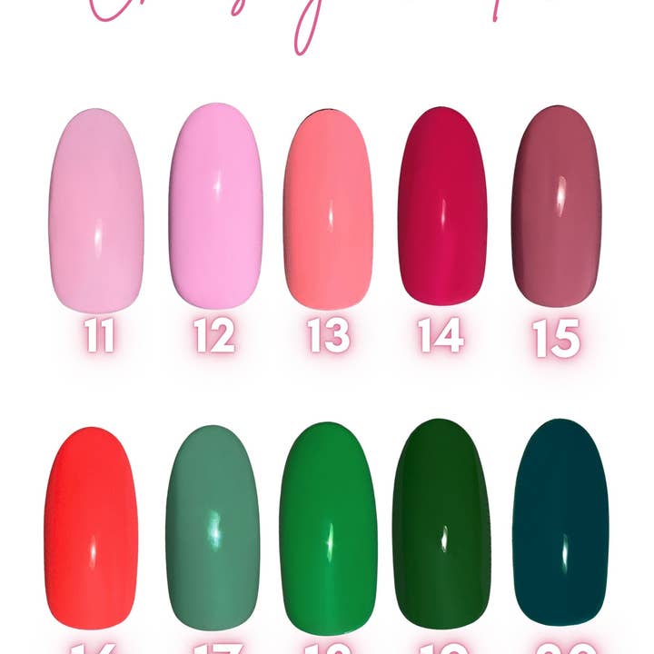 Divine Dulcet - Vente Faux ongles/vernis en patch - Ensemble de 20 ongles à presser peints à la main en couleur unie