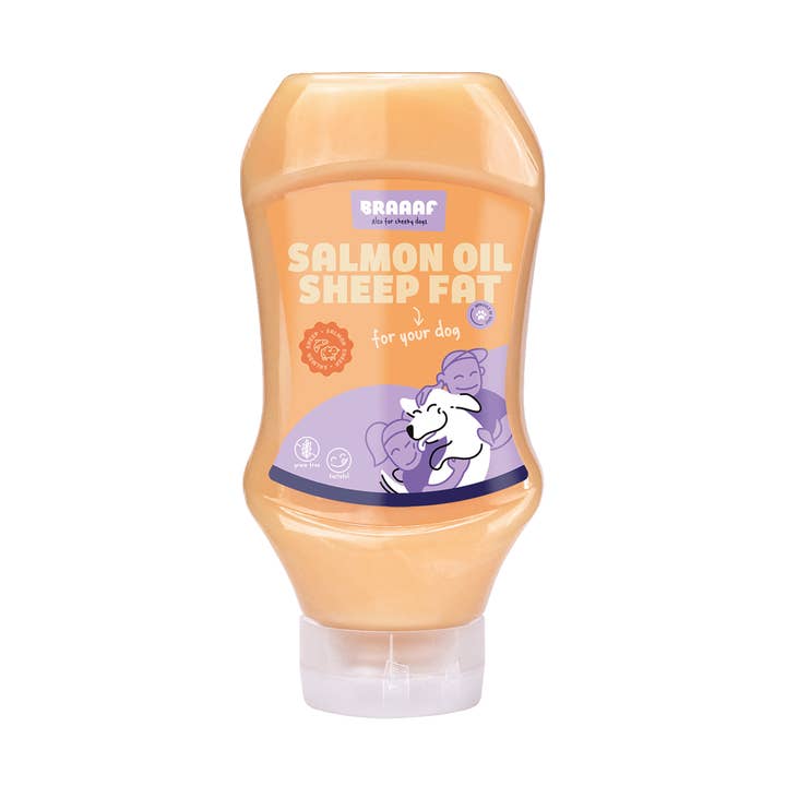 Hofman Animal Care - Wholesale Pet Food - Dog - Braaaf Dog Food Sauce Salmon Oil & Sheep Fat