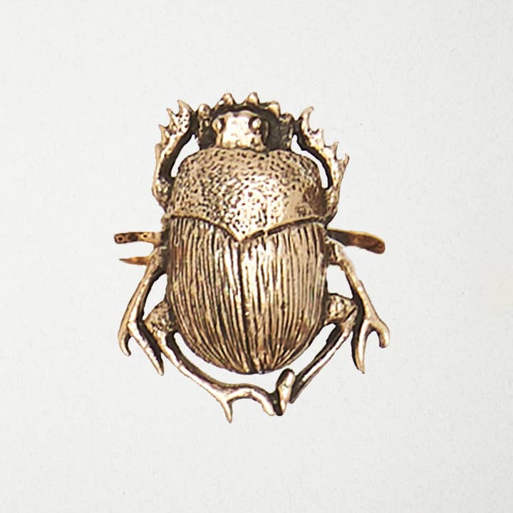 Nirvana - Wholesale Cocktail/Statement Ring - Bronze Ring - Scarab