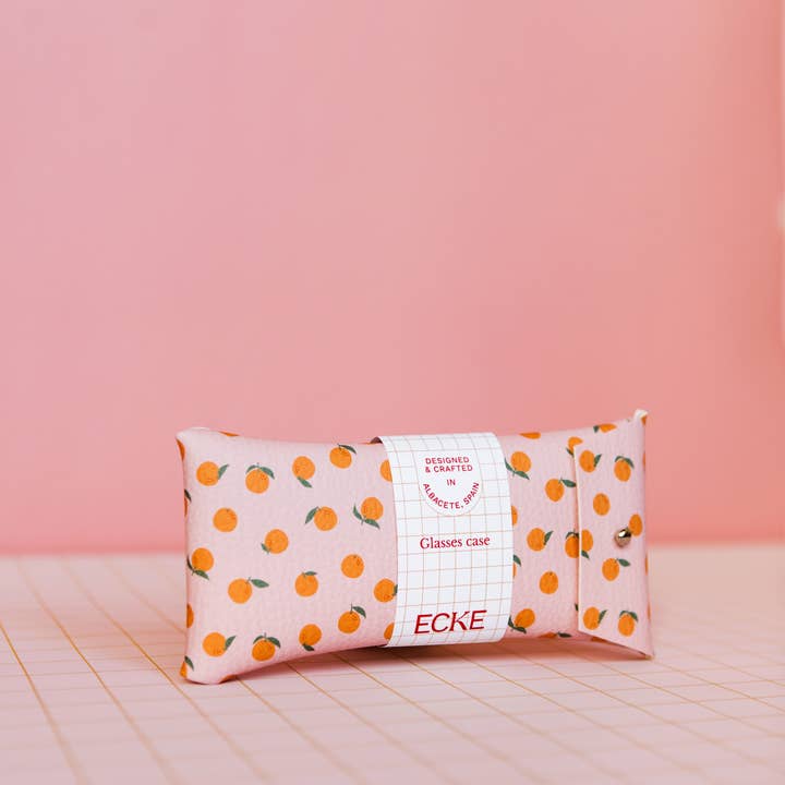 ECKE - Wholesale Eyewear Cases & Holders - Women's - Naranjas Pink Sunglasses & Glasses Case1