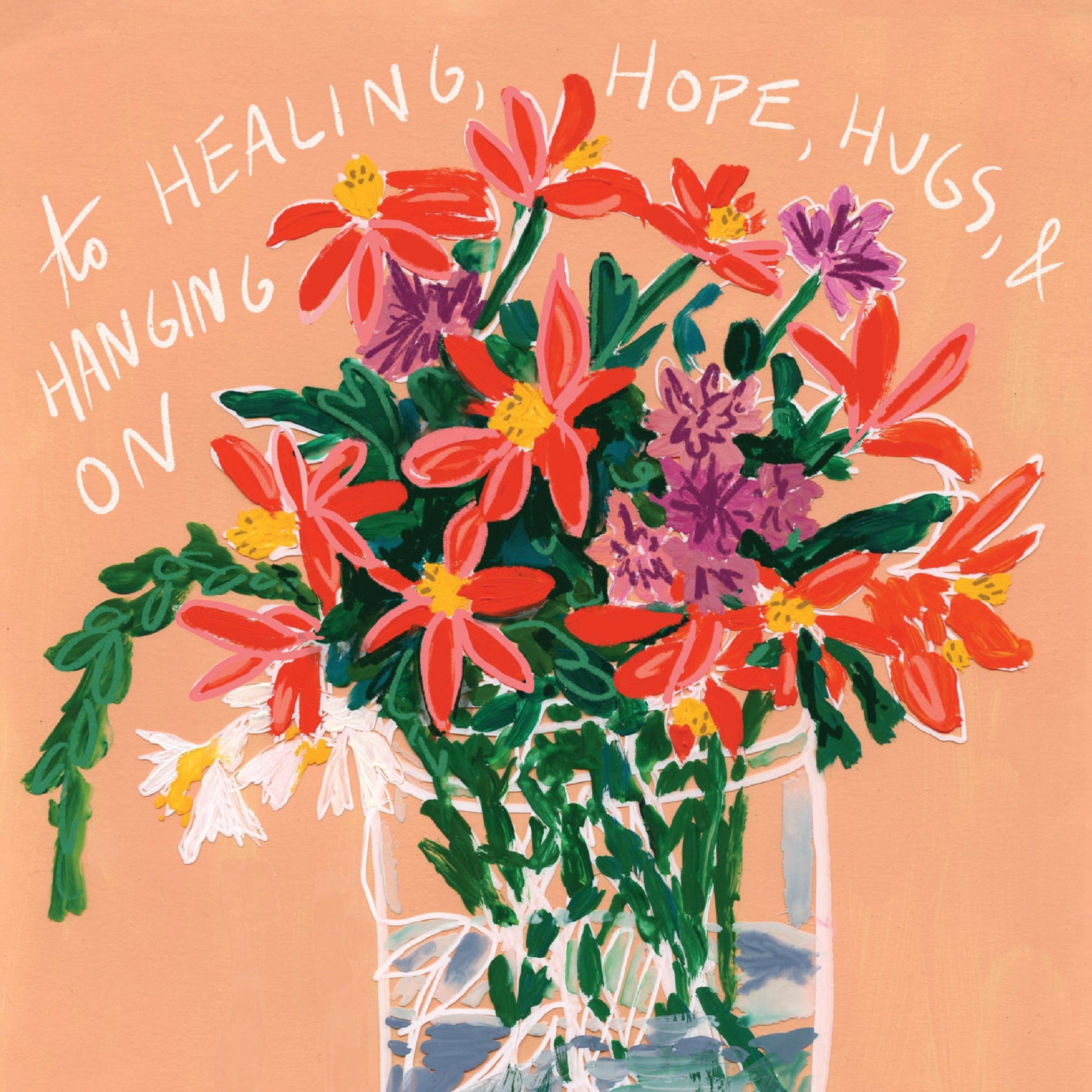 Tiny and Snail - Wholesale Encouragement Card - Healing, Hope, & Hugs Bouquet1