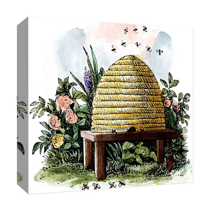 Honey Factory 22'' x 22'' Canvas Wall Art for wholesale by PTM Images