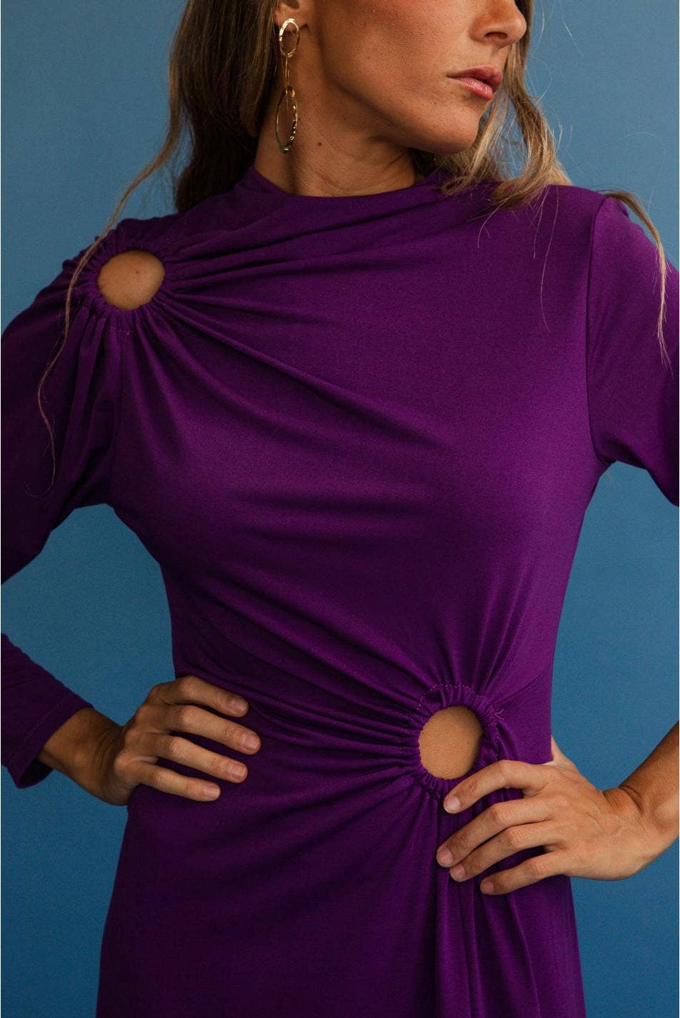 LORIANE - Wholesale Dress - Women's - 9300 Plain long dress10