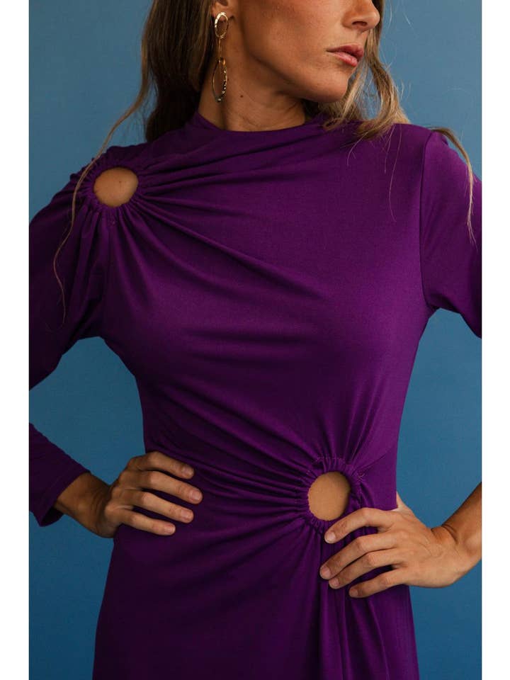 LORIANE - Wholesale Dress - Women's - 9300 Plain long dress10