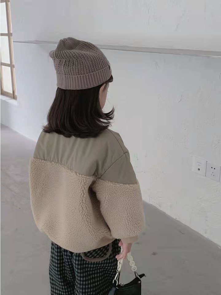 khaki Annie & Charles® Ark Outdoor Sweater for wholesale on Faire