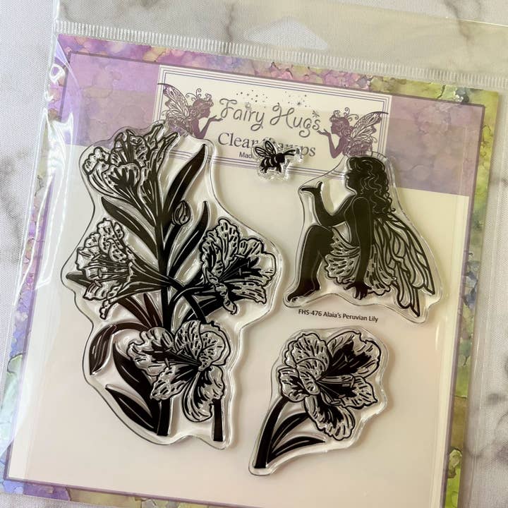 Fairy Hugs Stamps - Alaia's Peruvia Lily for wholesale by Fairy Hugs