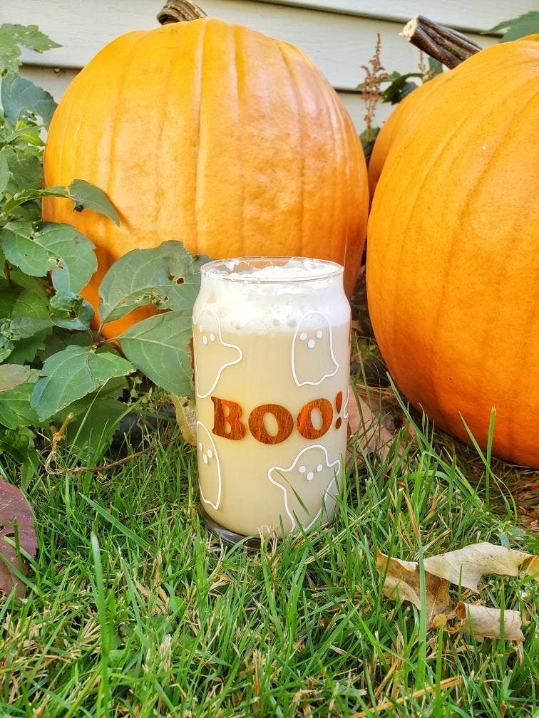 Superior Sweet Water - Venta al por mayor Vaso/copa - Vaso de lata de cerveza fantasma, Vidrio de lata de Halloween, Taza de Halloween, Taza fantasma, Taza de lata de cerveza Boo, Taza de café helado de Halloween, Regalo de Halloween6