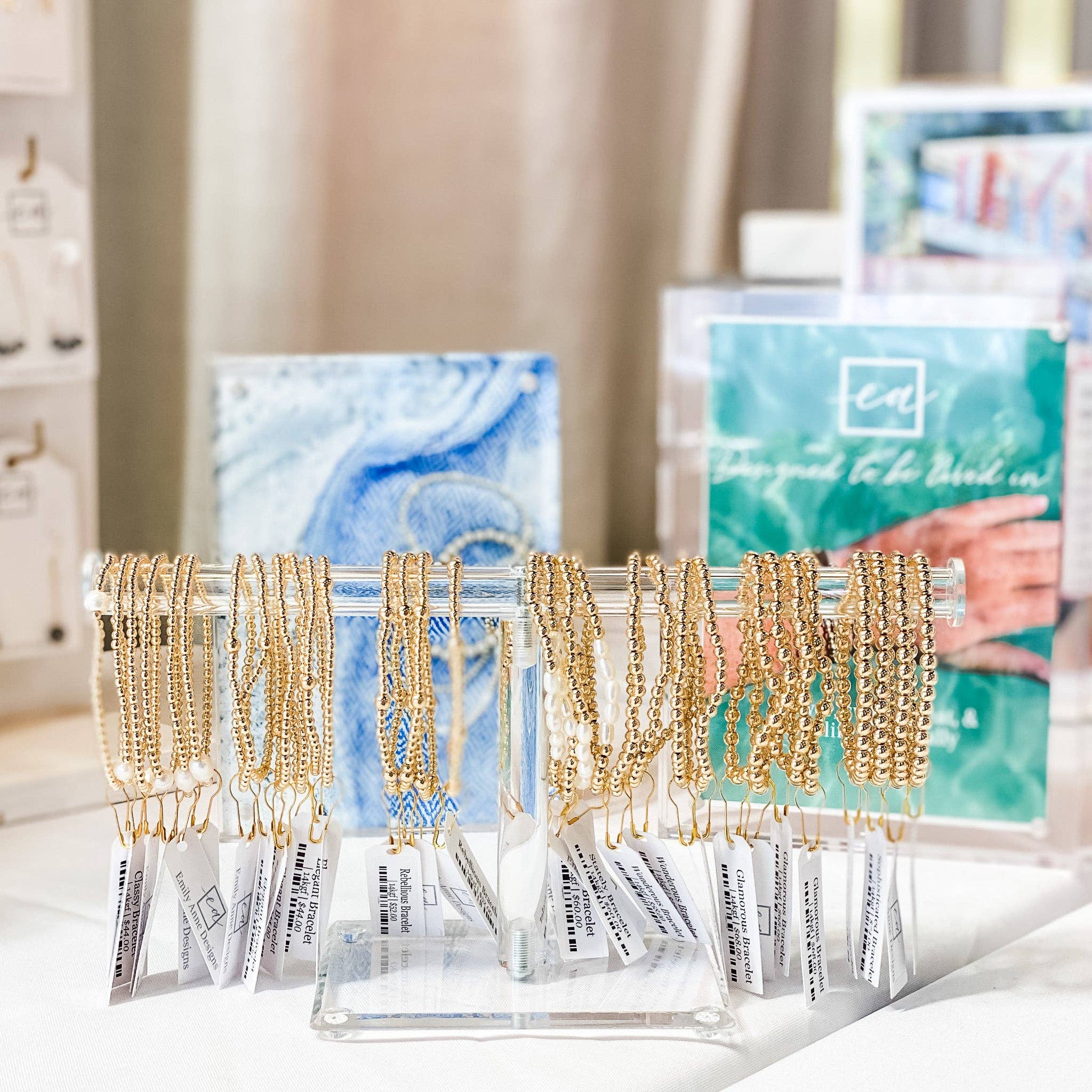 Emily Anne Designs LLC - Wholesale Jewelry Stand & Display - Single Bar Display7