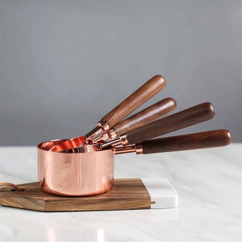 Homerely (We Cover All Import Duties) - Wholesale Measuring Cup - Rose Gold Stainless Steel Measuring Cups Set7