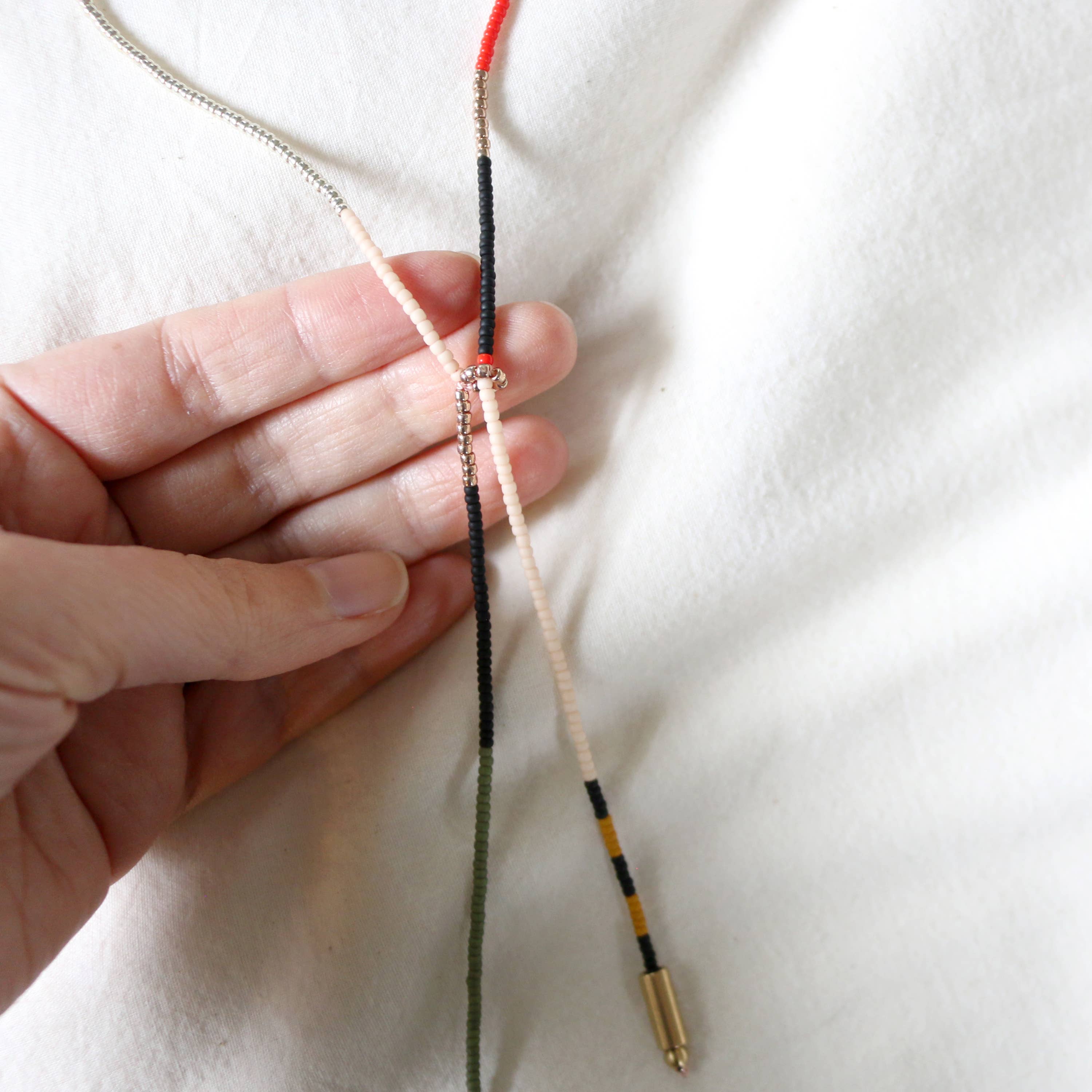 ashdel - Wholesale Y-Neck/Lariat Necklace - Color Block Bolariat Necklace4