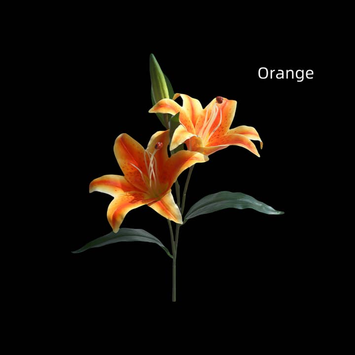 ACNITE(We cover U.S. import duties) - Wholesale Artificial flowers - Artificial White lily flower, Real Touch lily,faux flowers2