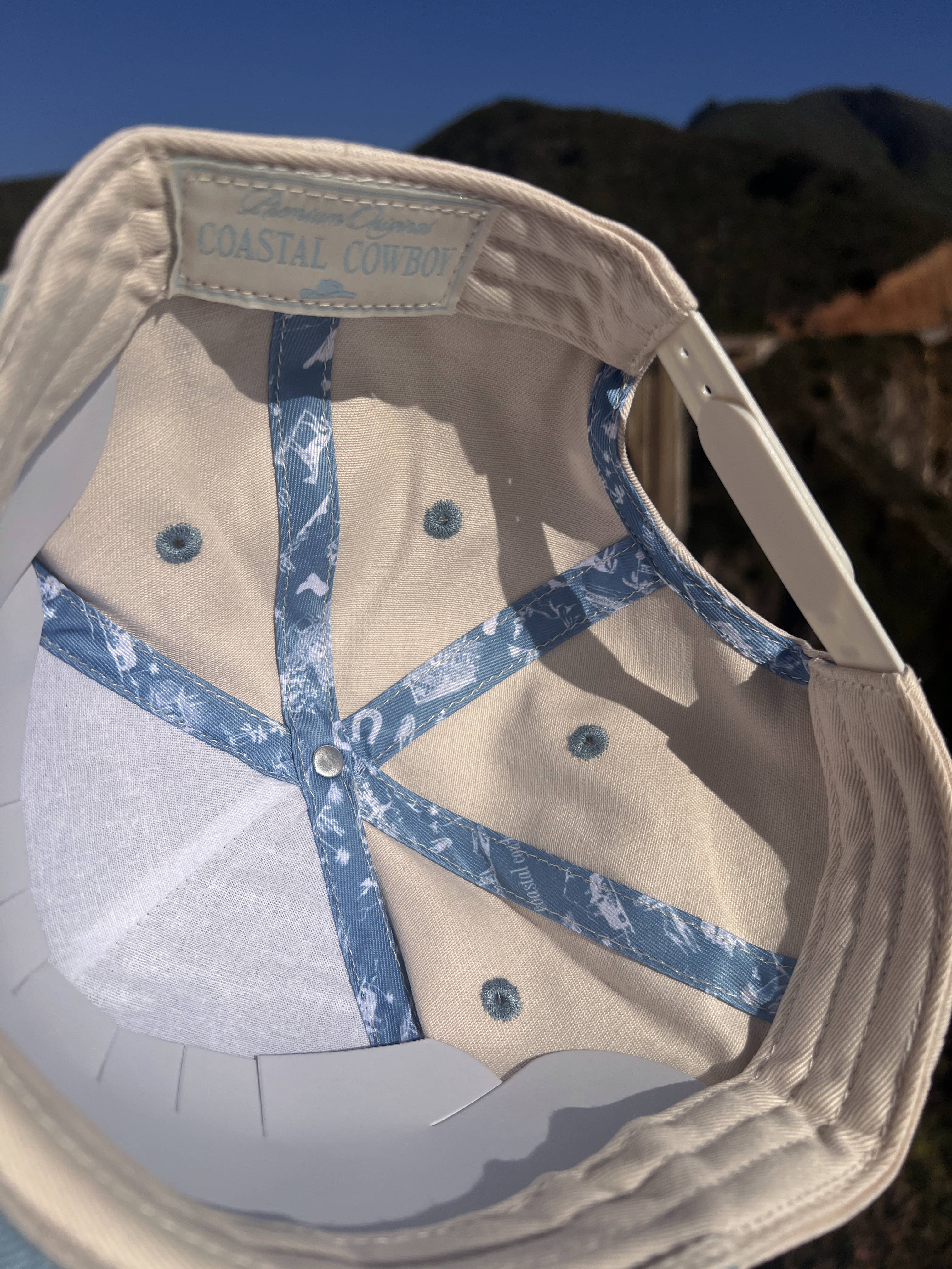 Coastal Cowboy - Wholesale Trucker Hat - Unisex - Denim Horses Trucker Hat1