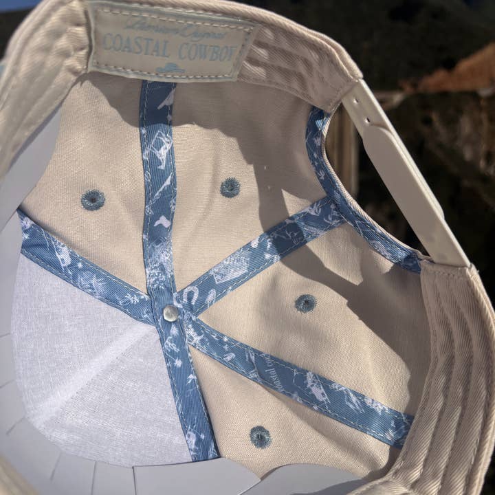 Coastal Cowboy - Wholesale Trucker Hat - Unisex - Denim Horses Trucker Hat1