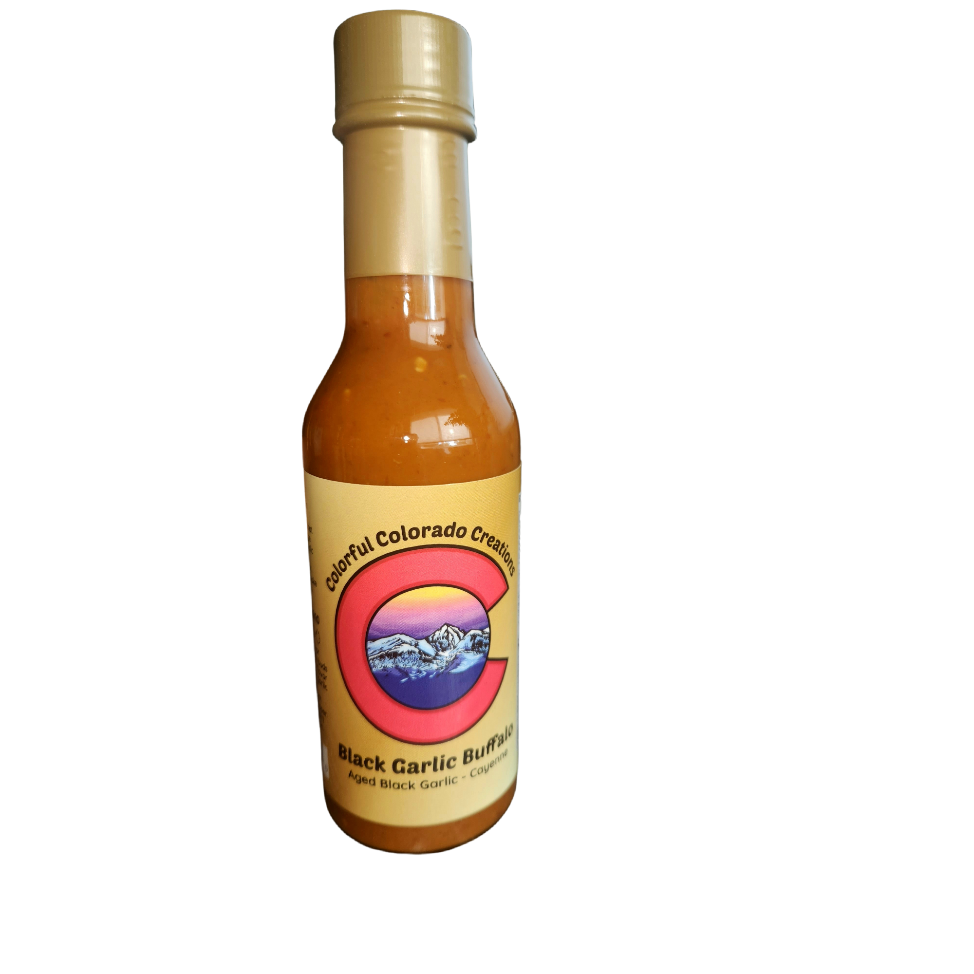 Colorful Colorado Creations llc. - Wholesale Hot Sauce - Black Garlic Buffalo Hot Sauce2