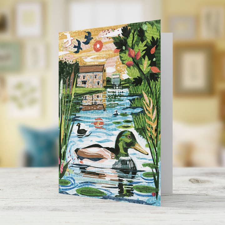 Jamie Poole – wholesale Everyday greeting card – The Wild Duck – A5 Art Card, Pack of 6, Blank Inside0