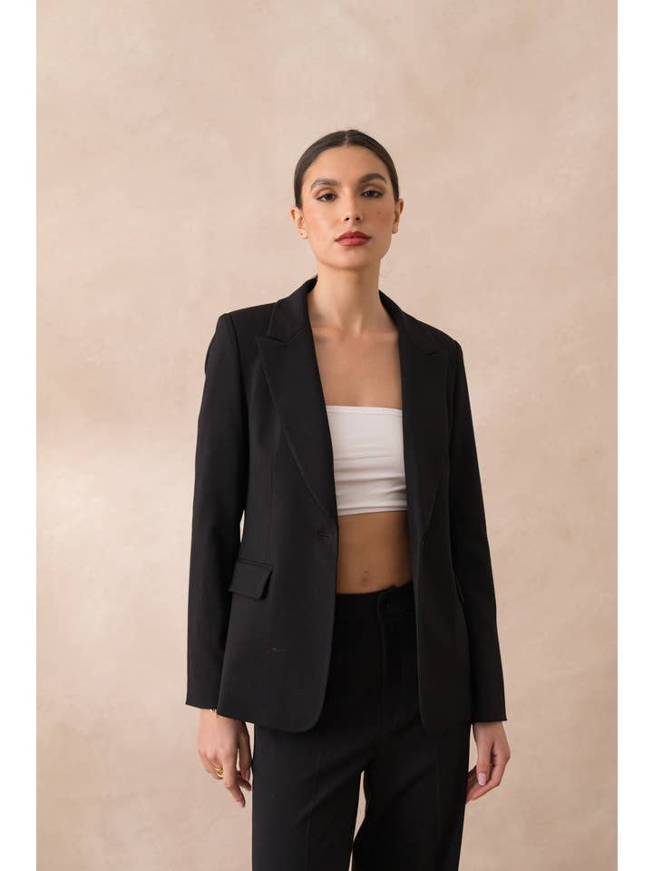 Attentif Paris – wholesale Kostymjacka – Dam – Heather figursydd kavaj för dam80