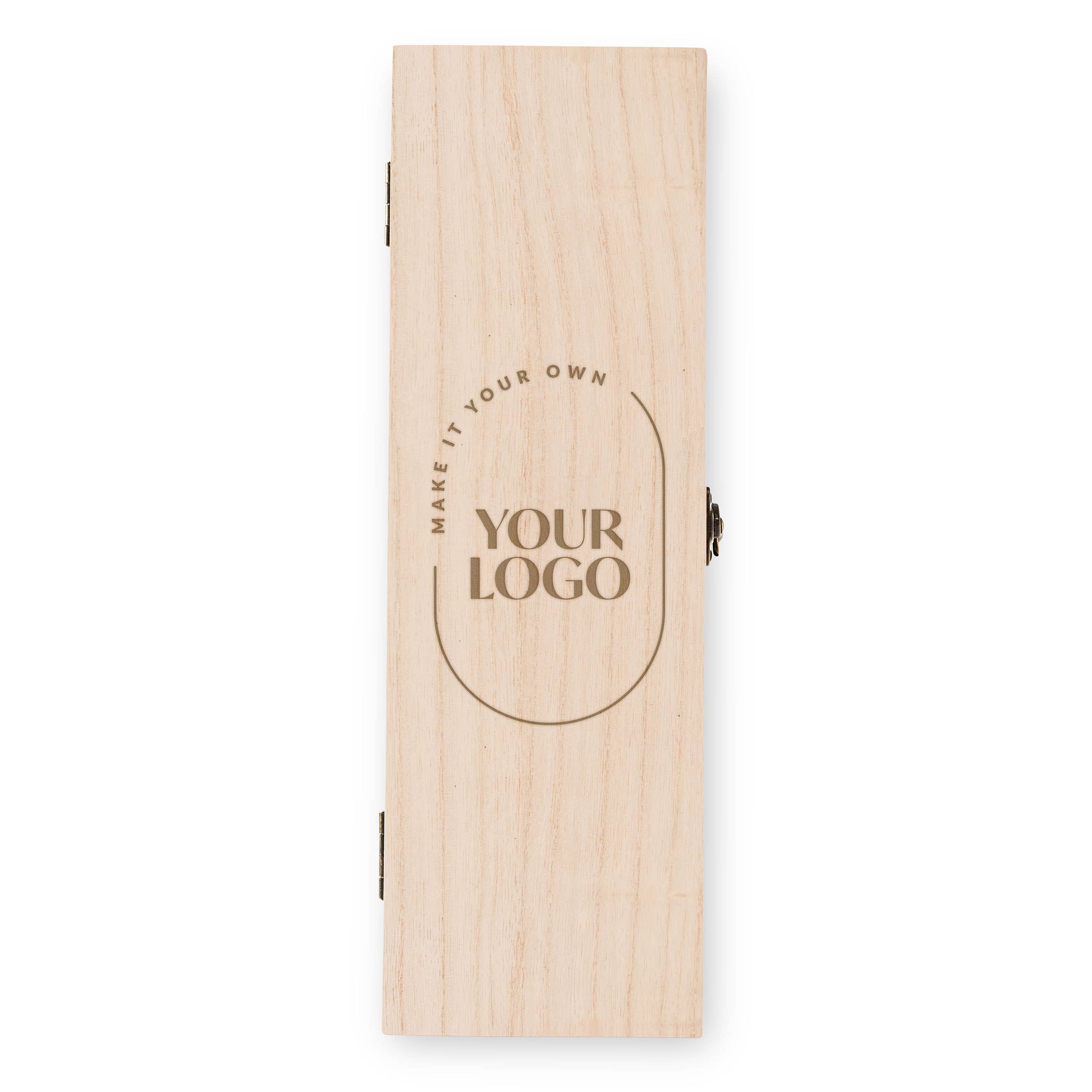 Weddingstar Inc. - Venta al por mayor Caja de regalo - Caja de regalo para vino de madera con tapa y logo personalizado grabado0