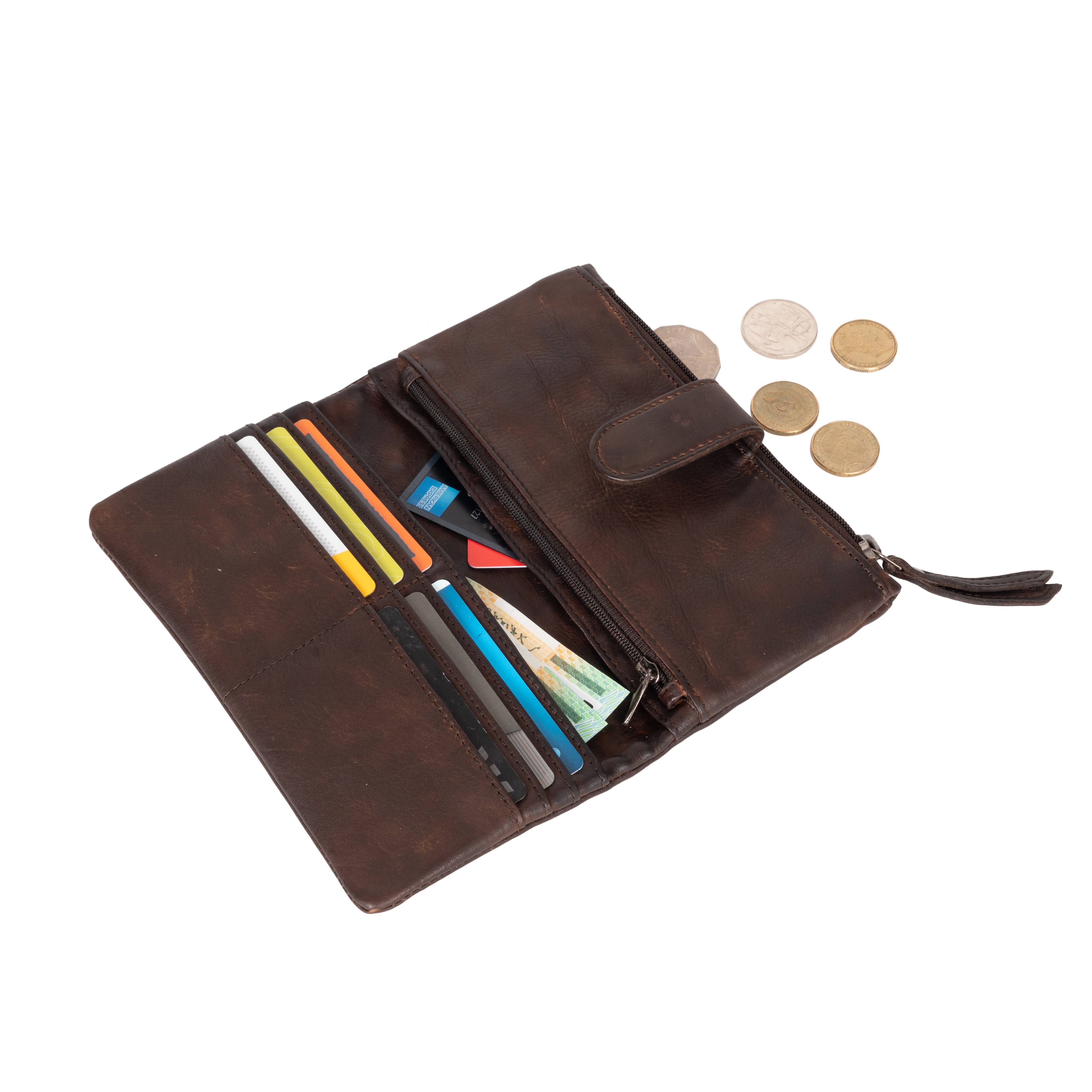 Greenwood Leather - Wholesale Wallet - Women's - Cyndy RFID Leather Wallet8