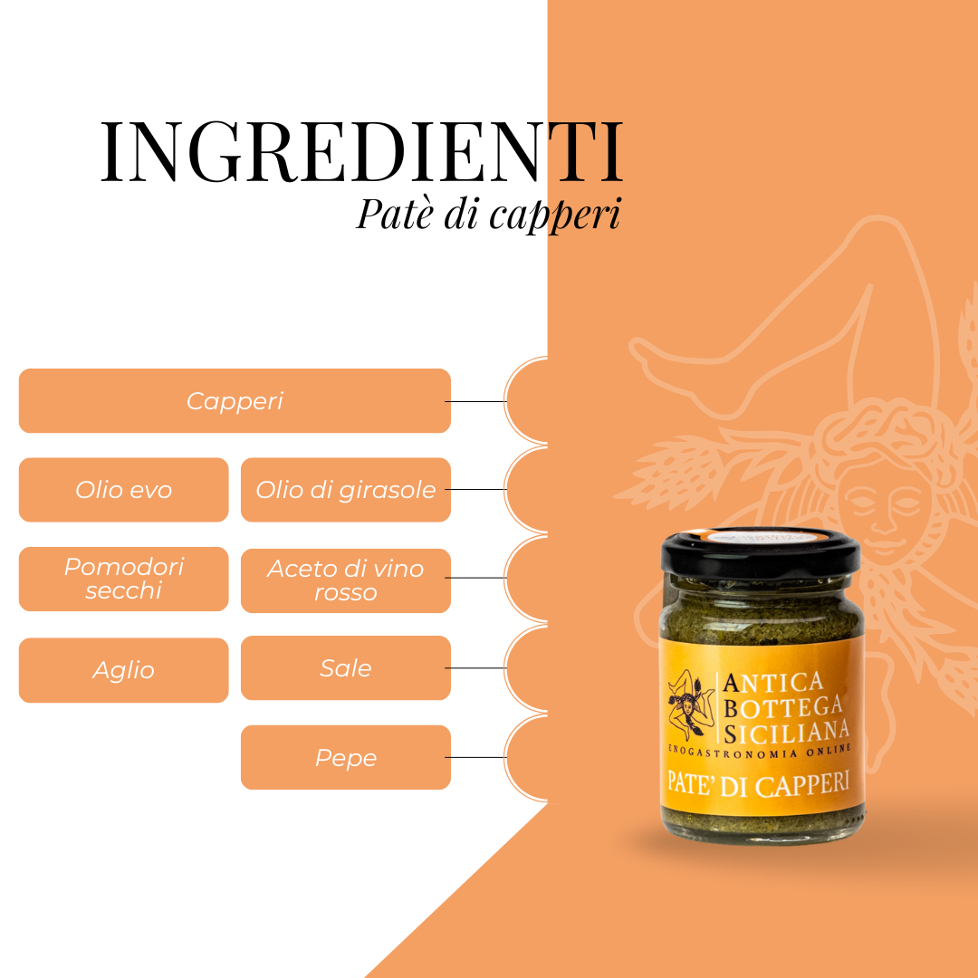 Antica Bottega Siciliana - Wholesale Tapenade - Sicilian caper paste - 90 g2