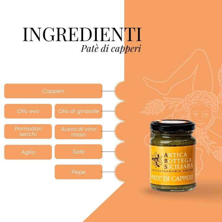 Antica Bottega Siciliana - Wholesale Tapenade - Sicilian caper paste - 90 g2
