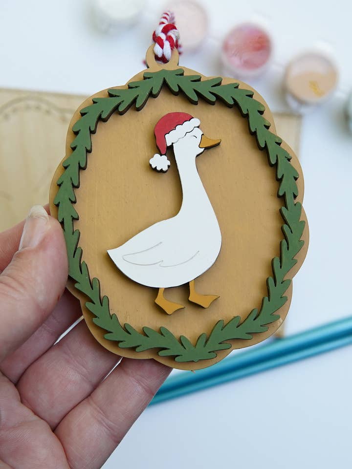 Kit de peinture DIY pour ornement d'oie | Découper | Activité pour la vente par Retro Ranch Creations Wholesale