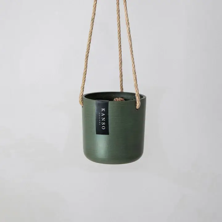 Kanso Designs - Wholesale Hanging planter - 4" Signature Stone Hanging Planter Pot8