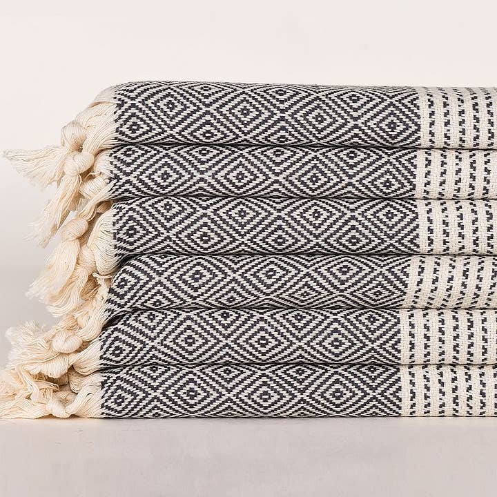 Bes Home Design - Wholesale Bath Towel - 100% Cotton Pestemal Turkish Bath Towel 35"x66"(90x170cm)1