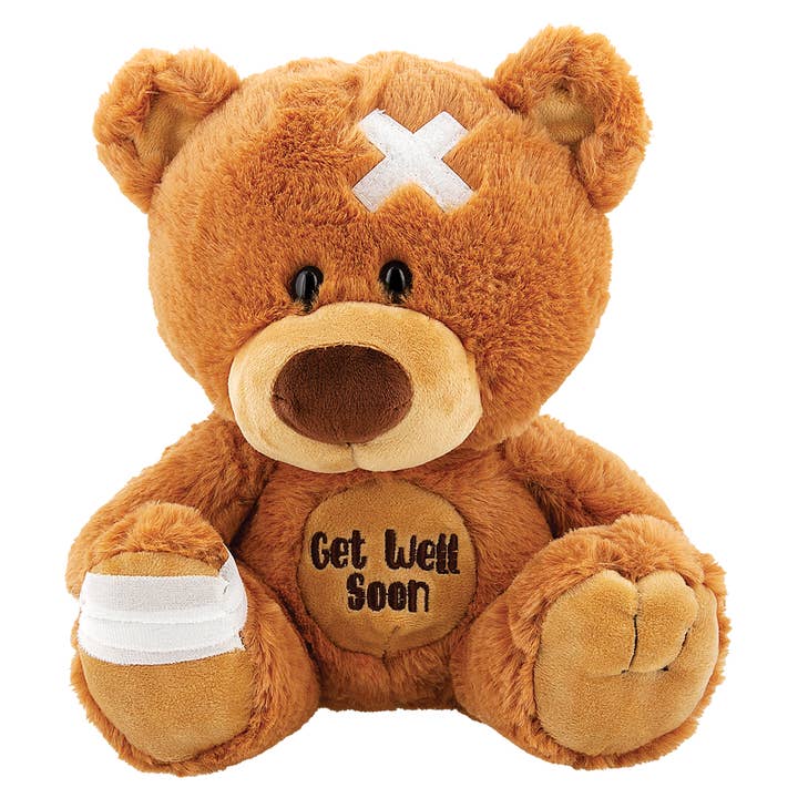 10 Inch Get Well Soon Plush Bear for wholesale by Kelli's