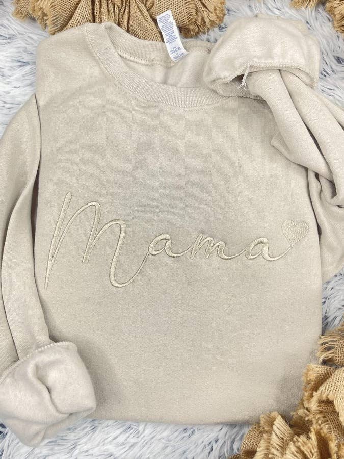 Mama Tan (sweat-shirt brodé) pour la vente par 1/2 Penny Wholesale