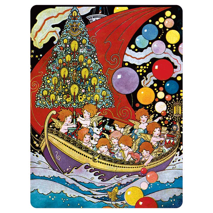 Laughing Elephant - Wholesale Sticker - Vintage Christmas - Holiday Sticker Box15