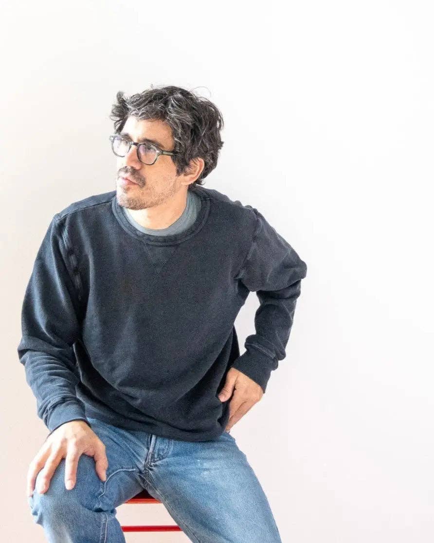 Grown and Sewn - Wholesale Sweatshirt - Men's - French Terry Sweatshirt - Black1