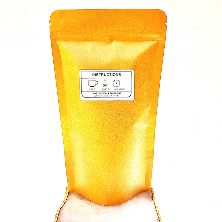 Loveyenergy & Blessings - Wholesale Loose Tea - GROUND YOURSELF Handcrafted Herbal Tea Blend Loose Leaf Tea
