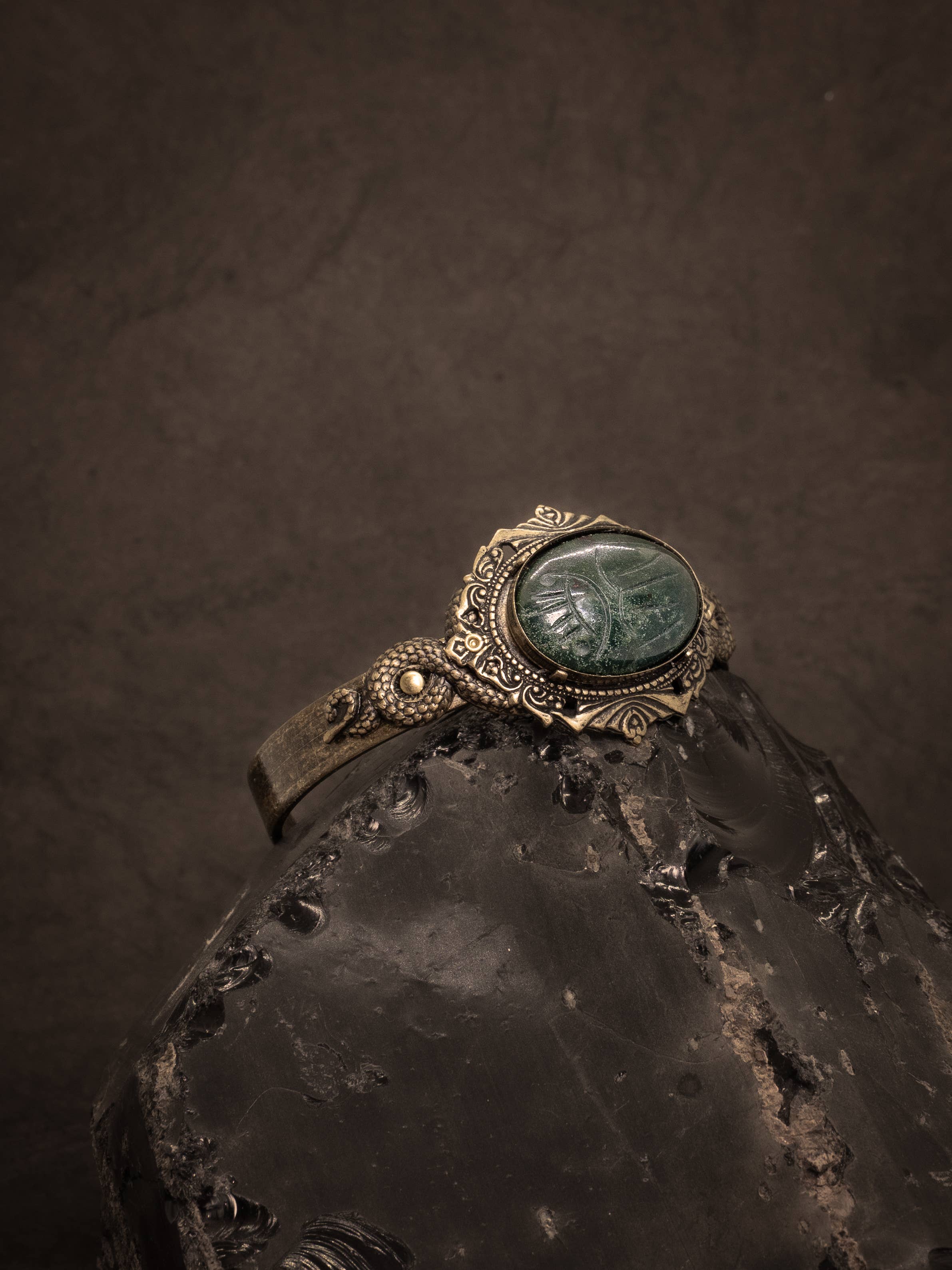 Trollbinde – Pulseira de punho por atacado – Bracelete Relicário Escaravelho0