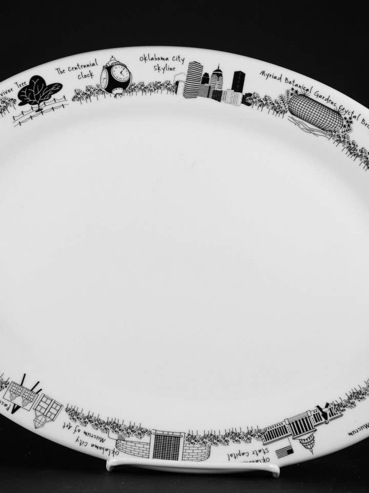 Oklahoma City ovale schotel voor wholesale door The Dish