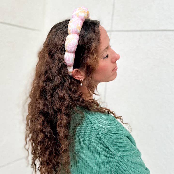 Denim & Daisy - Wholesale Spa Headband - Terry Spa Headband - Blossom