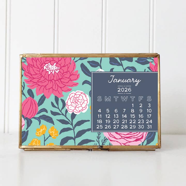 Blooms 2026 Calendar - 4x6 for wholesale by UncommonWares