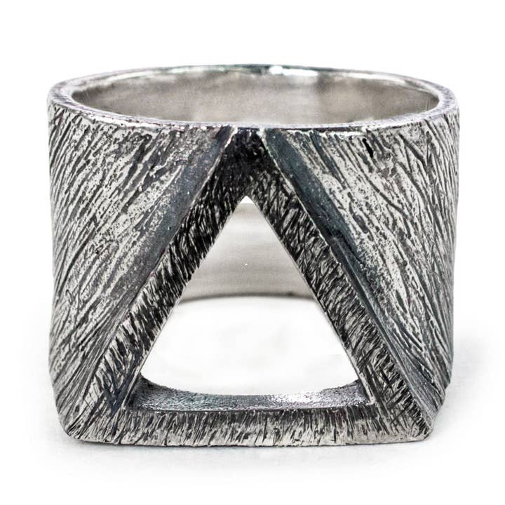 Triangle Ring for wholesale by Buck Palmer
