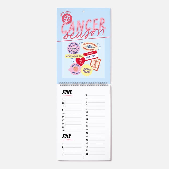 Kaart Blanche - Wholesale Calendar - Zodiac Calendar3