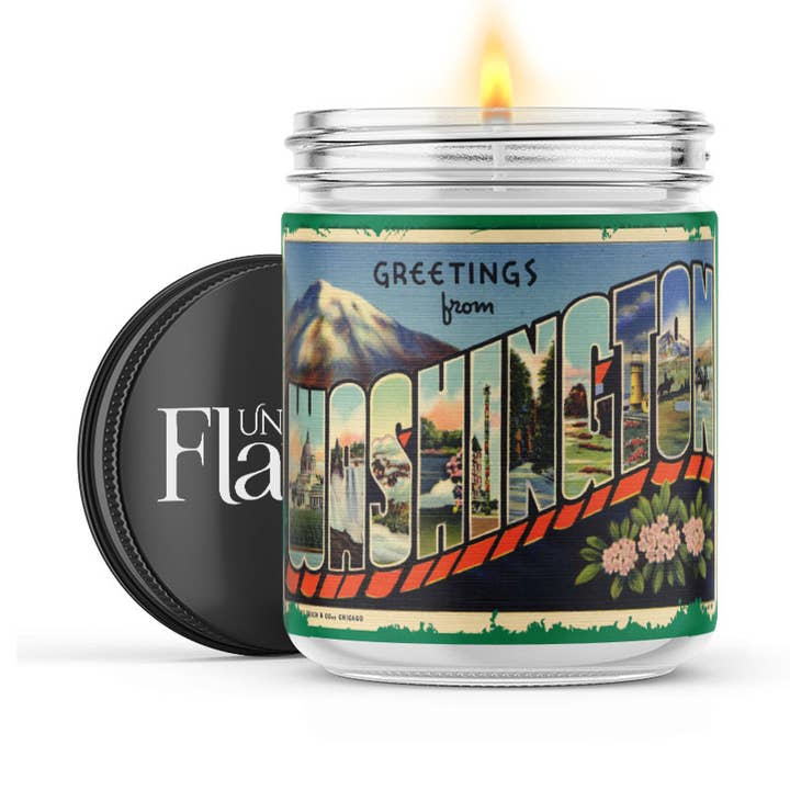 Greetings From Washington for wholesale by Uncommon Flame
