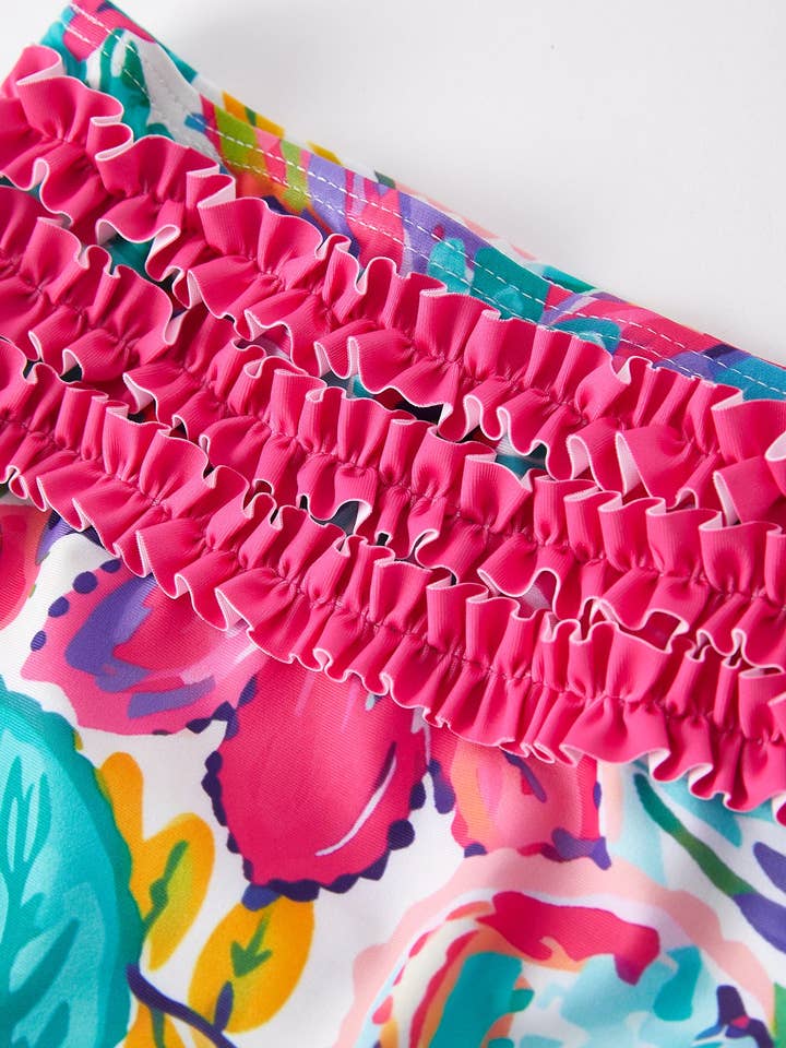 Rylee Faith Designs - Wholesale Two Piece Swimsuit - Kids - "Colorful Pattern" Girls' Boutique Swimsuit